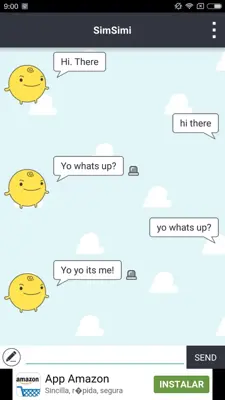 SimSimi android App screenshot 1