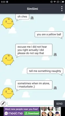 SimSimi android App screenshot 6