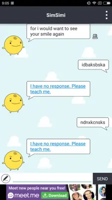 SimSimi android App screenshot 8